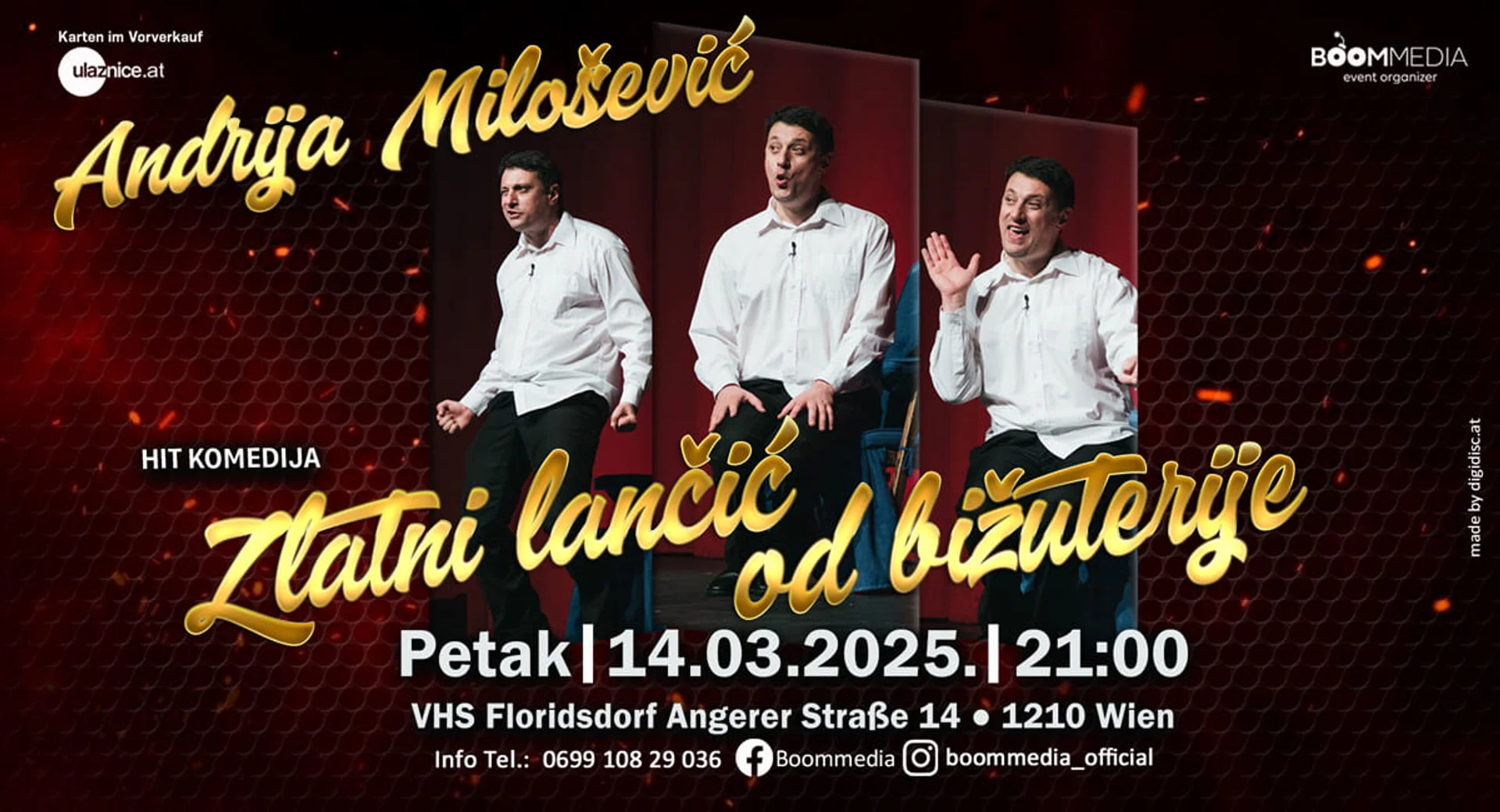 Andrija Milošević - "Zlatni lančić od bižuterije" - Wien