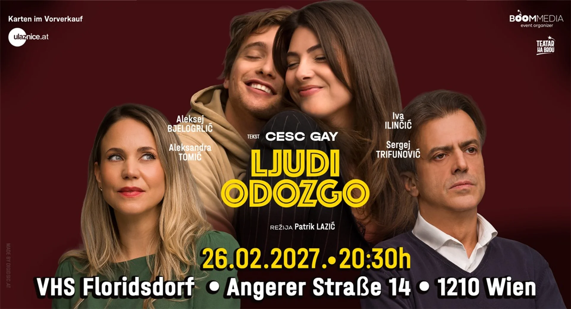 Predstava  „Ljudi odozgo“ - Wien 