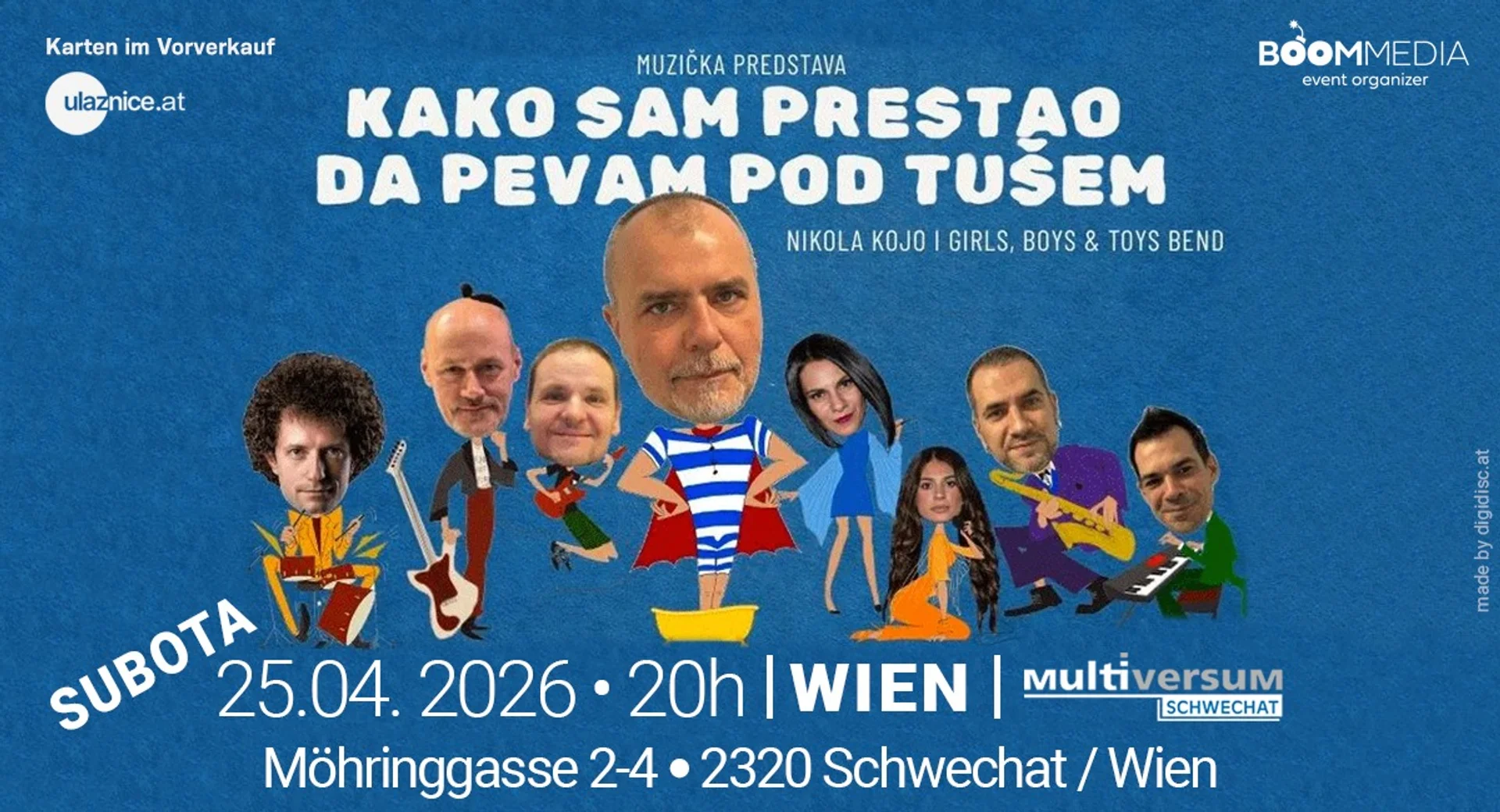 Muzička predstava - Nikola Kojo i Girls Boys & Toys